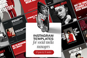 Instagram Templates Post & Stories, a Social Media Template by Digital&Chic (Thumbnail 1 of 6)