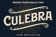 Culebra Font, a Serif Font by Mysterylab Designs (Thumbnail 1 of 8)