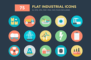 75 Flat Industrial Vector Icons, a Duotone Icon by Vectors Market (Thumbnail 1 of 3)