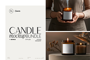 Candle Mockup Bundle • mca-03, a Packaging Mockup by Sjá Agency (Thumbnail 1 of 11)