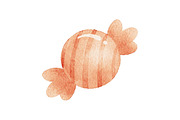 Watercolor Candy Clipart, a Food Illustration by Awieee1 (Thumbnail 3 of 3)