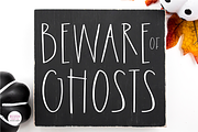 FARMHOUSE GHOST Halloween Font, a Sans Serif Font by Blush Font Co. (Thumbnail 6 of 6)