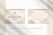 VALENTINE'S DAY CARD CANVA TEMPLATE, a Card Template by The Little Lily Studio (Thumbnail 2 of 5)