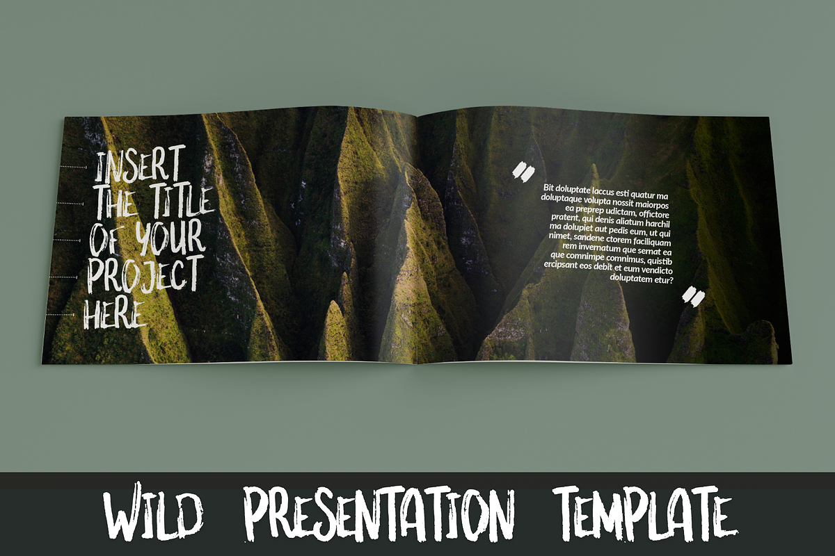 Wild Presentation Template, a Presentation Template by TemplateLab