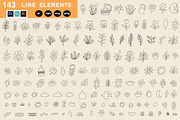 303 Modern Flora Shapes and Patterns, an Object Graphic by Katrinelly (Thumbnail 5 of 12)