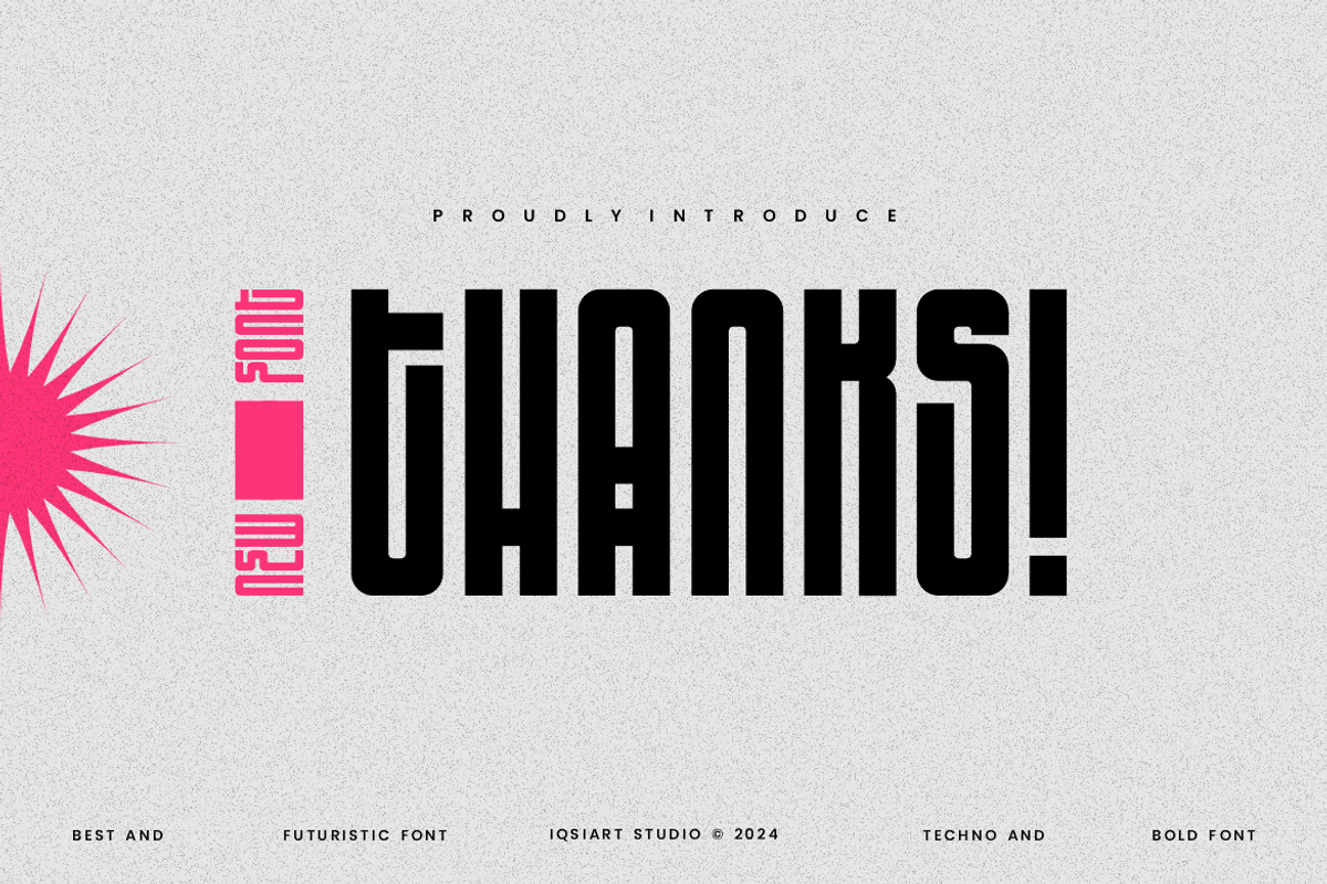 Styonaz - Futuristic Techno Font, a Sans Serif Font by Iqsiart Studio (Photo 6 of 6)