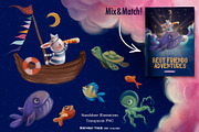 Underwater Friends, an Animal Illustration by Anna Babich (Thumbnail 3 of 6)