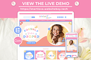 Elementor Customizable  Template, a WordPress Template by Websiteboy (Thumbnail 3 of 8)