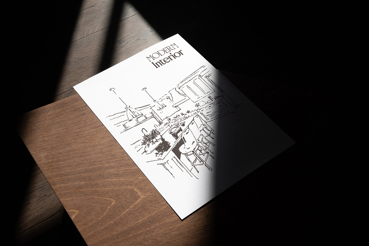 Modern Interior Sketch Illustrations, a Work Illustration by TheMountBirdStudio (Photo 4 of 4)