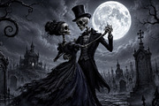 Skeleton Lovers Dancing Under Moon, an Arts & Entertainment Photo by Hamza067 (Thumbnail 2 of 2)