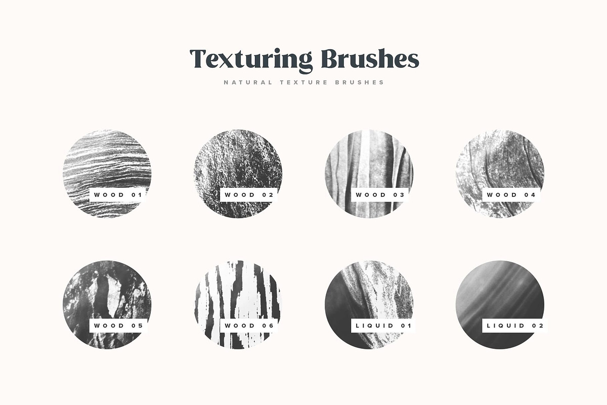 Natural Texture Procreate Brushes, a Brush Add-On by Creative Veila (Photo 10 of 10)