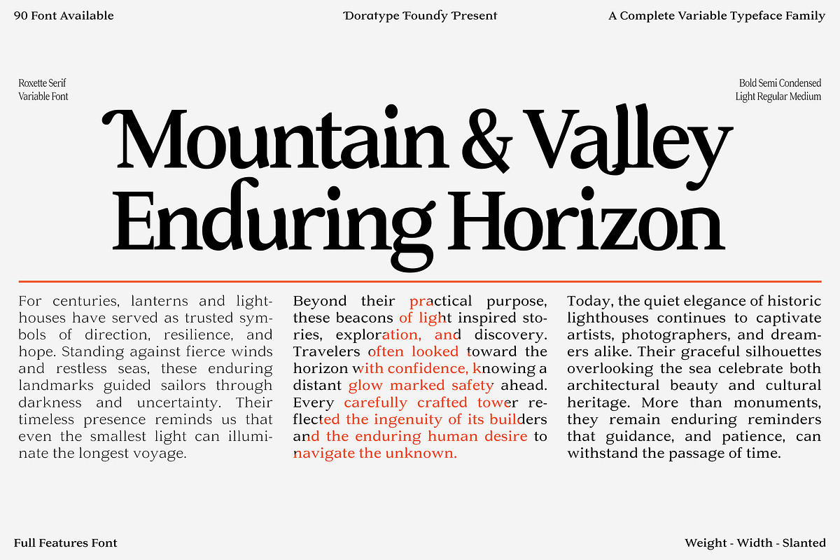 Roxetto, a Serif Font by Dora Typefoundry (Photo 4 of 10)