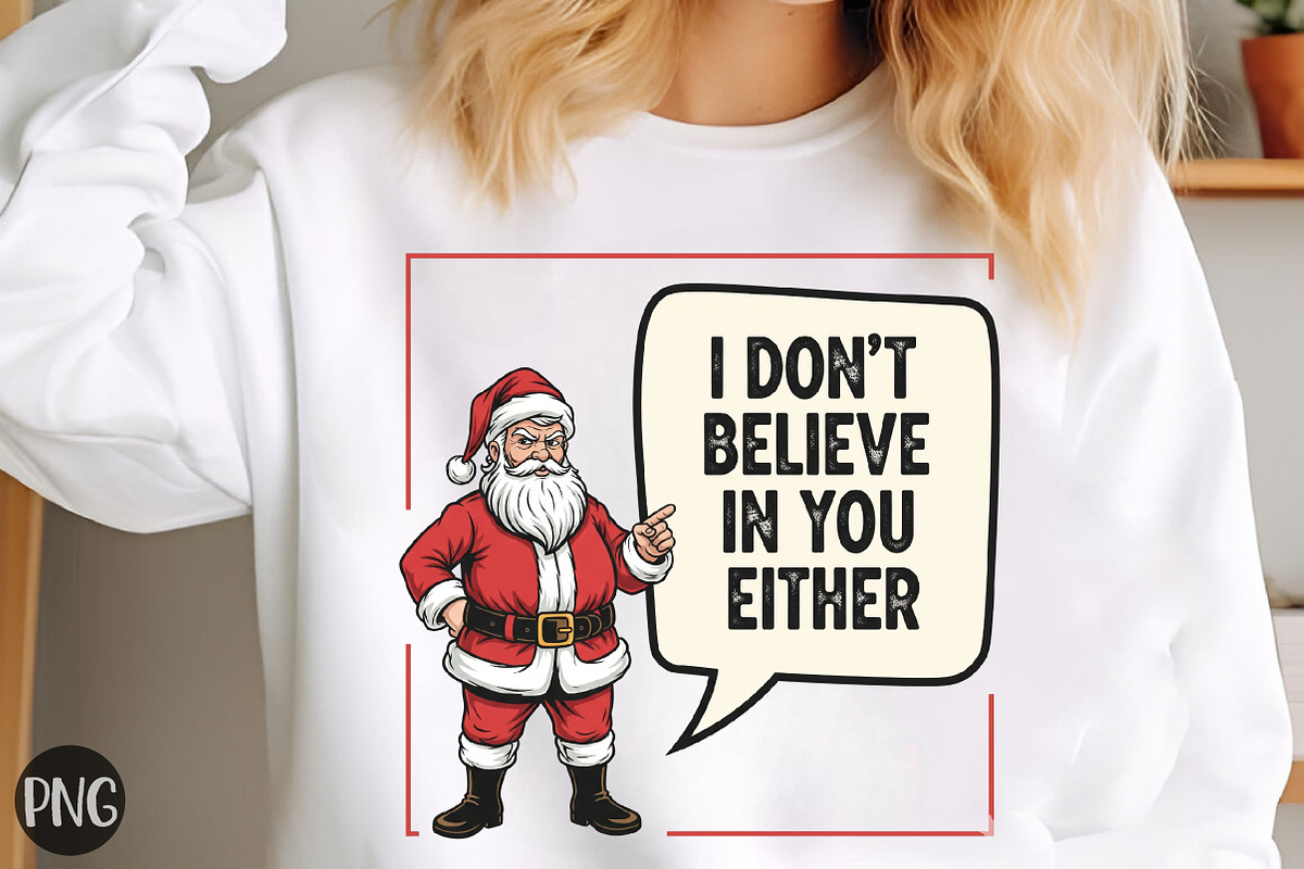 Funny Christmas Santa Claus Sublimat, an Illustration by Libby Wishes (Photo 1 of 6)