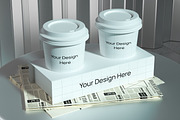 Coffee Cup Holder Mockup, a Cups & Container Mockup by graphicook (Thumbnail 3 of 5)