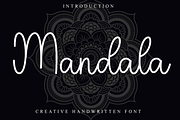Mandala, a Handwritten Font by InermediaSTUDIO (Thumbnail 1 of 8)