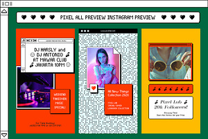 PIXEL-Instagram Stories Animation