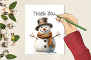 Christmas Winter Clipart Bundle, an Illustration by Creative Art (Thumbnail 6 of 9)