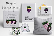 Sweet Dipped Strawberries, a Background Graphic by NKTN graphics (Thumbnail 2 of 9)