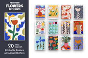 Flowers Art Print Posters, a Decorative Illustration by melistudio (Thumbnail 2 of 6)