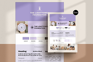 Community & Nonprofit Brand Board, a Branding & Logo Template by Creatif Foundry
