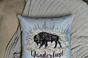 Snow Buffalo Wanderlust Collection, an Animal Illustration by Black Bunny Design Studio (Thumbnail 4 of 11)