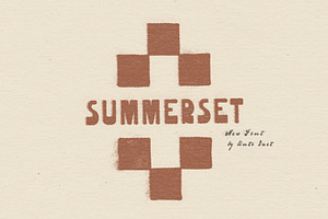 Summerset Hand Drawn Font