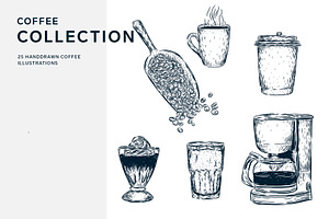 Coffee Illustration Set