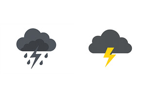 Illustration of dark clouds with, an Illustration by ZinetroN