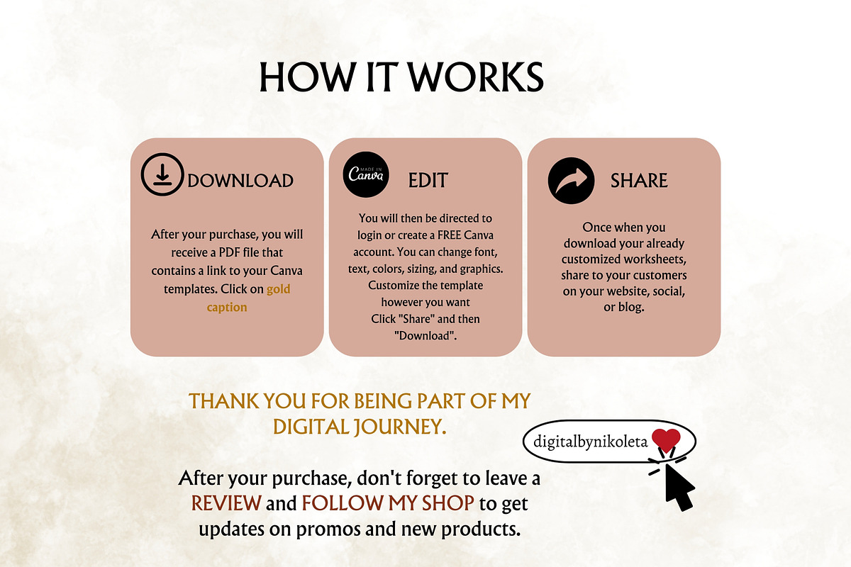 Minimalistic Newsletter Template, a Design Template by Digital By Nikoleta (Photo 22 of 22)