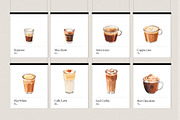 Coffee Corner watercolor, a Food Illustration by Volha Studio (Thumbnail 4 of 11)