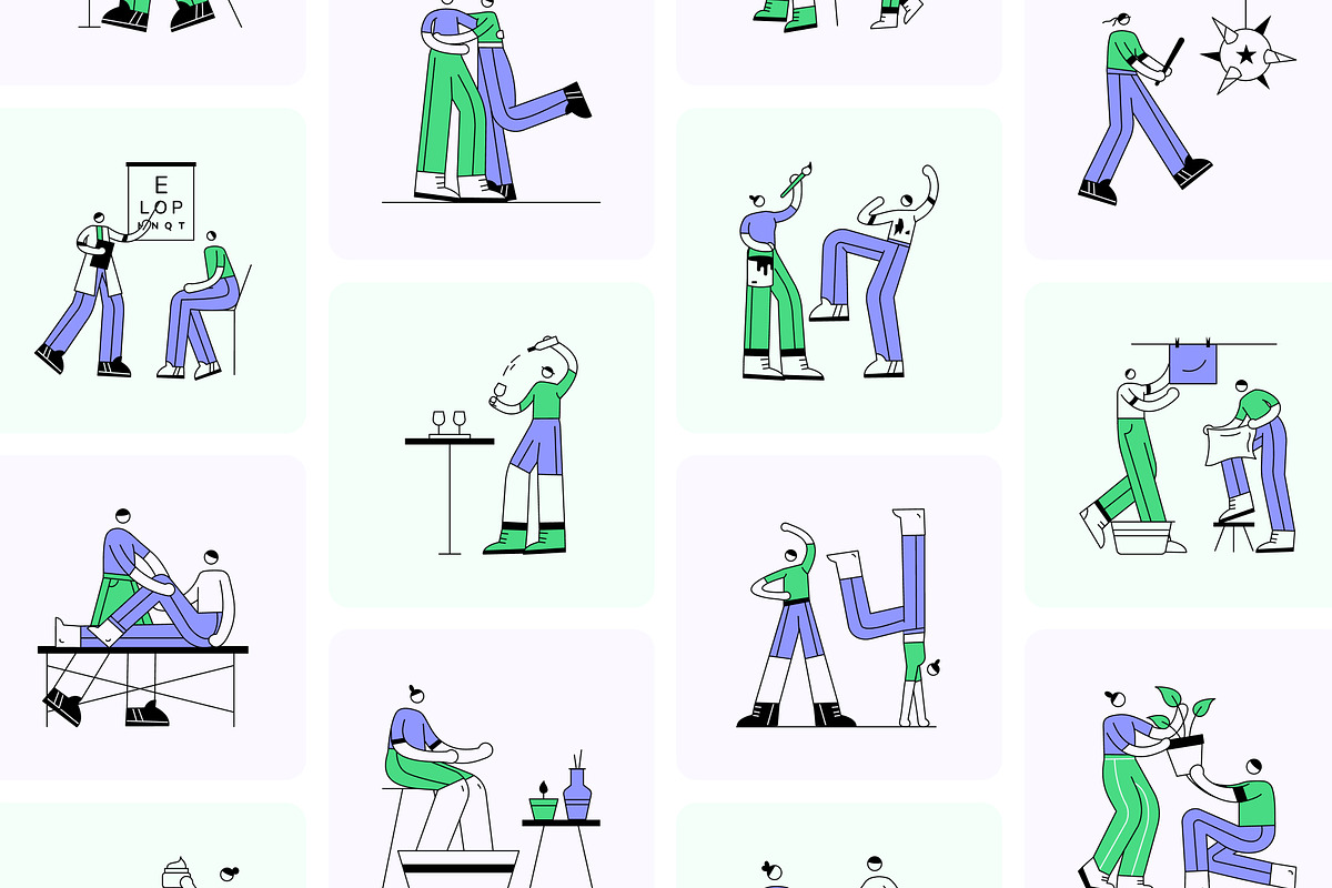 People & Places Illustration Bundle, a Person Illustration by Creative Stall (Photo 6 of 22)