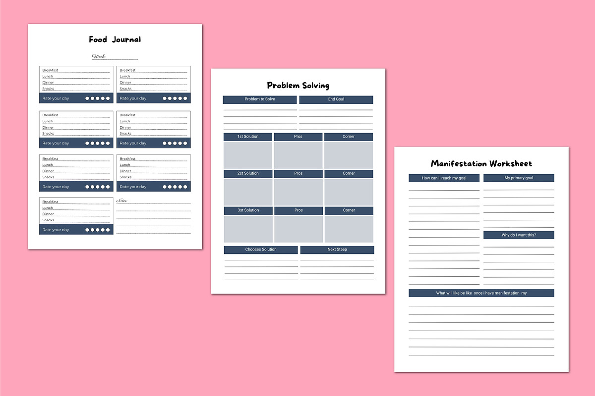 2026 Mindfulness Mental Health, a Stationery Template by Shumaya (Photo 6 of 6)