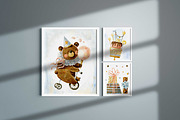 Birthday party. Cute forest animals., an Animal Illustration by babenkoirusa (Thumbnail 18 of 22)