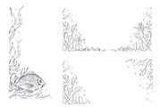 Underwater world, pencil graphics, an Animal Illustration by SvetLana (Thumbnail 10 of 15)