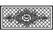 Decorative Mandala Panel Vector Set, a Decorative Illustration by Designer_Momina (Thumbnail 5 of 21)