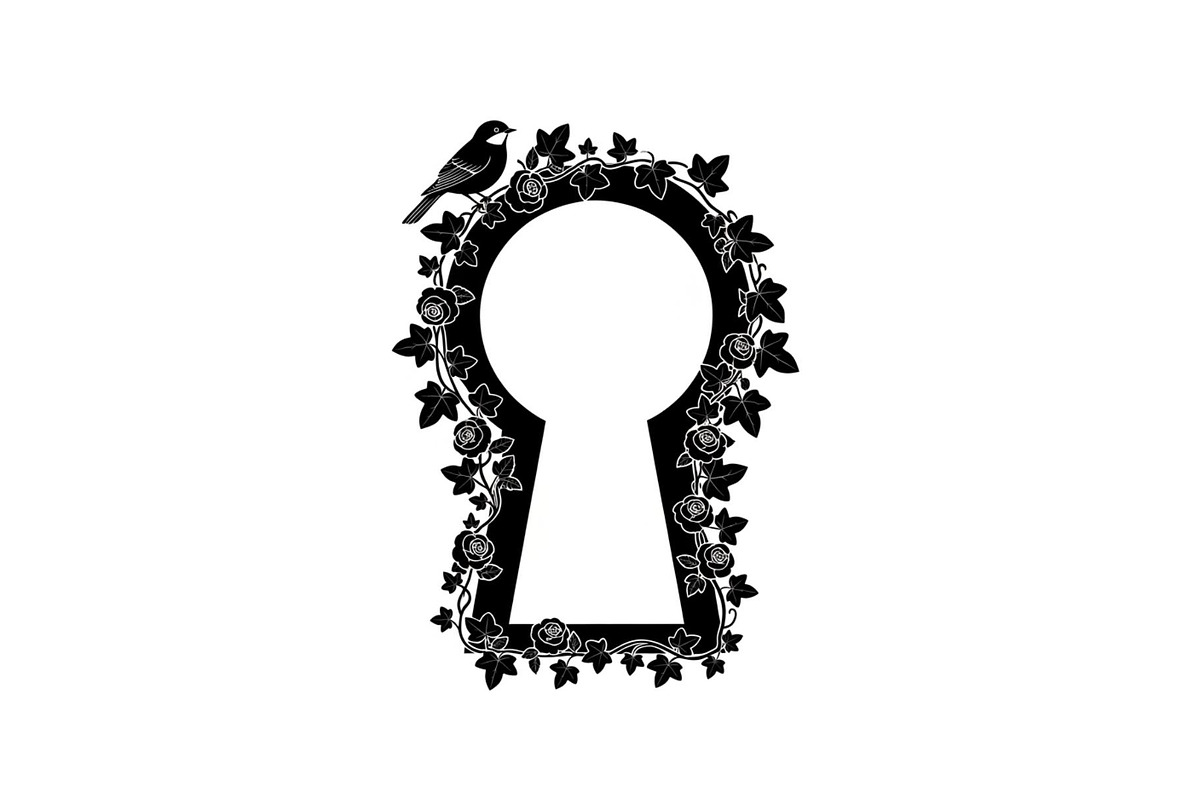 Floral Keyhole Frame SVG Bundle, an Illustration by Designs_River (Photo 14 of 31)