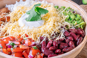 Large Burrito Bowl, a Food & Drink Photo by Alexander Prokopenko
