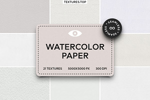 21 Seamless Watercolor Paper Pack