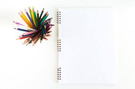 Sketchbook mockup containing above, art, and artist, an Arts & Entertainment Photo by MM Studio