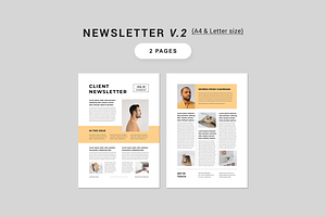 Newsletter Bundle MS Word & Indd