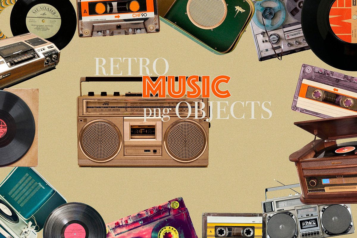 Retro Gradient Free Textures & Brush, a Gradient Add-On by Alexiva (Photo 7 of 8)