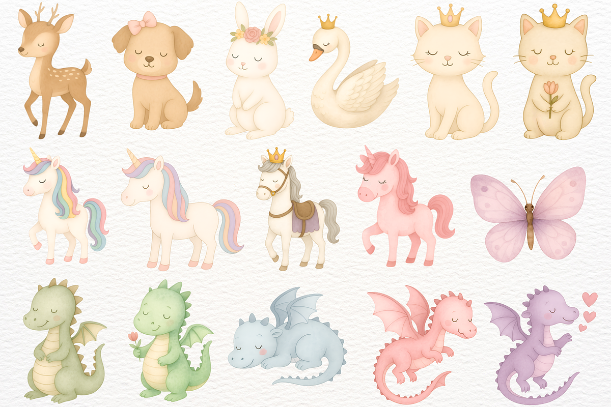 Magic Kingdom Clipart Princess PNG, a Person Illustration by SugarCloudStudioArt (Photo 4 of 7)