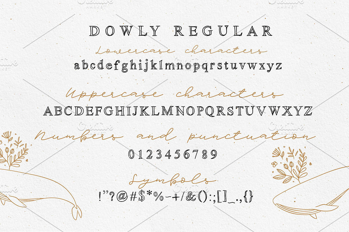 Dowly Font, a Handwritten Font by Anna (Photo 3 of 11)