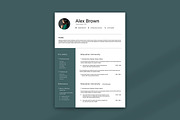 Creative Resume Template, a Resume Template by slidestock55 (Thumbnail 4 of 6)