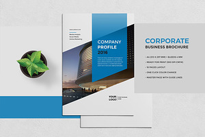 Corporate Business Brochure 16 Pages, a Brochure Template by Pro-Gh