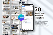Real Estate Canva Facebook Template, a Social Media Template by Snapybiz (Thumbnail 9 of 10)