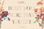 QAIRO _ Ligature fonts, a Serif Font by Penatic Studio (Thumbnail 8 of 10)
