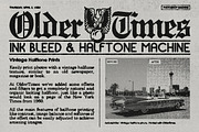 OlderTimes | Ink Bleed + Halftone, a Layer Style Add-On by Thundr Co. (Thumbnail 3 of 9)