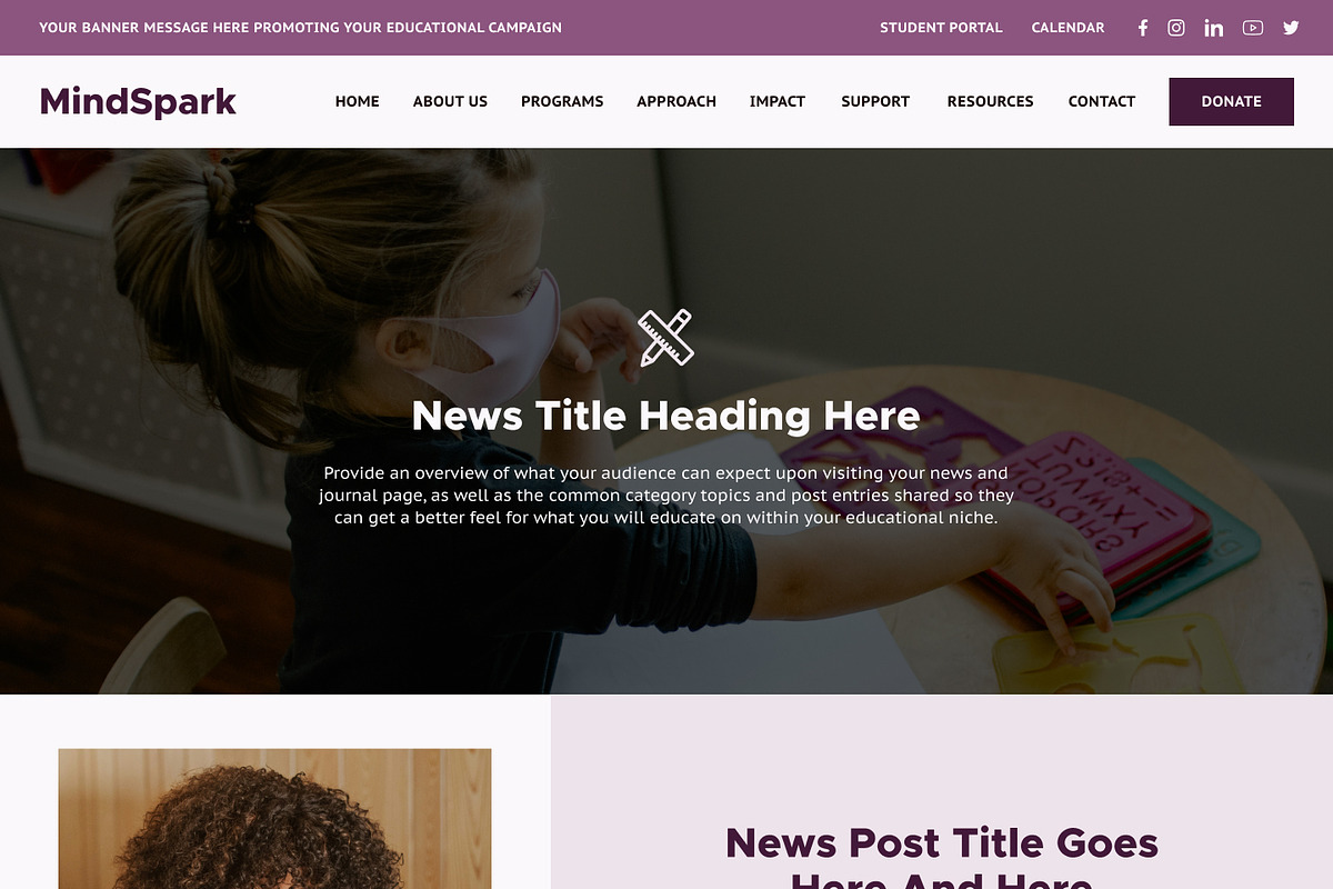 Education Showit Website Template, a WordPress Template by Studio Humankind (Photo 10 of 20)