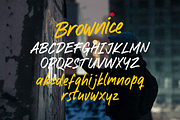 Brownice – Handwritten Font, a Handwritten Font by overlaytemplates (Thumbnail 4 of 5)
